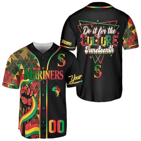 Mariners Do It For The Culture Juneteenth Day 2025 Jersey